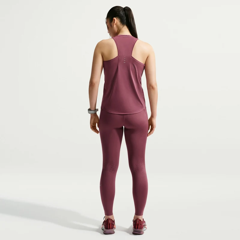 Swift Laufshirt Damen - mauve, silber