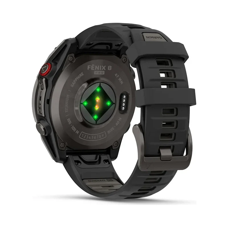 fenix 8 Pro - 47 mm AMOLED Pulsuhr -schwarz,grau