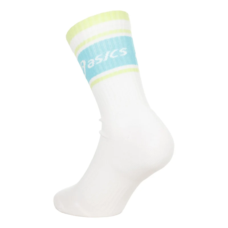 3 Pack Asics Logo Crew Laufsocken - weiß, mehrfarbig