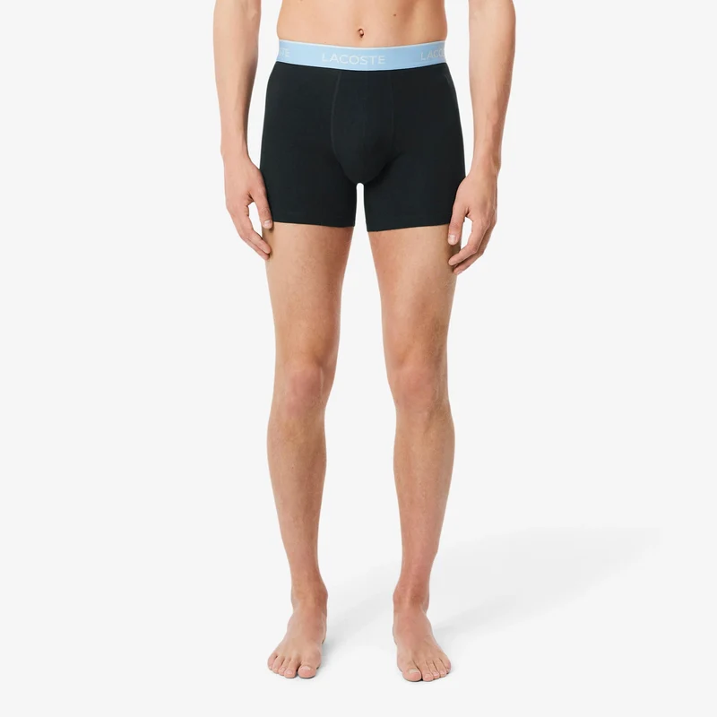 Boxer Short 3er Pack Herren - schwarz, blau