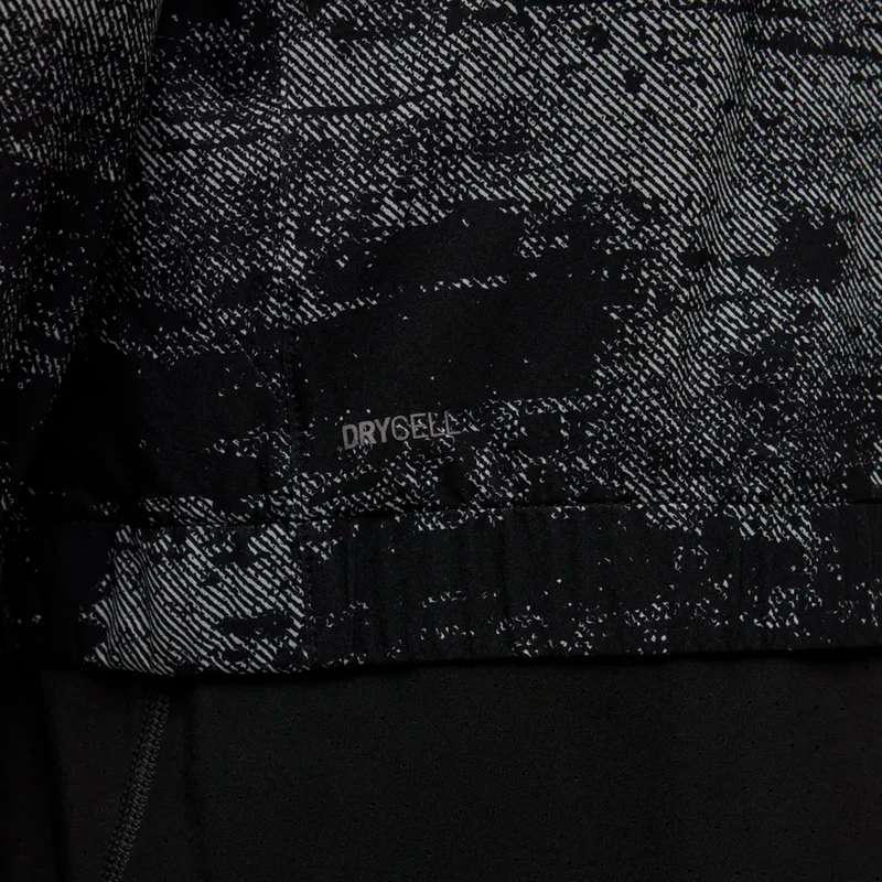 Velocity AOP Woven Laufjacke Herren - schwarz