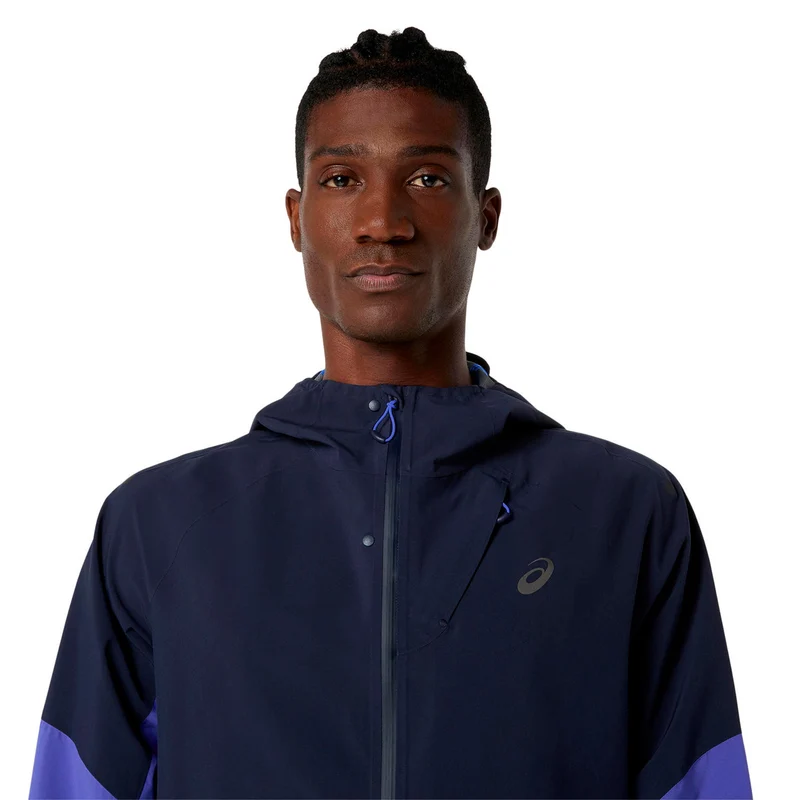 Metarun Waterproof Laufjacke Herren - dunkelblau, blau