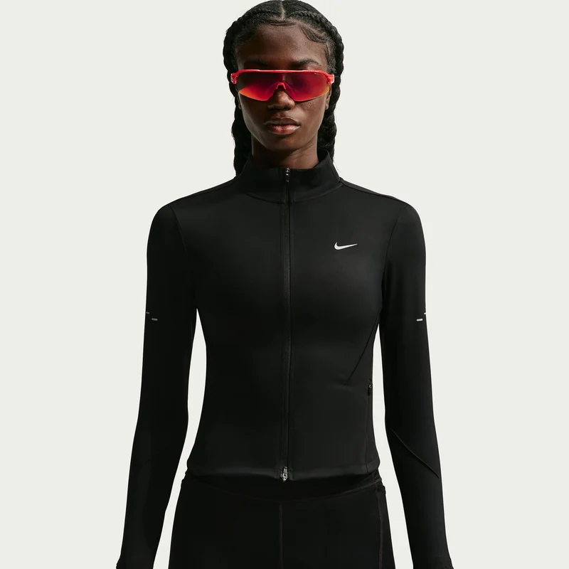 Swift Laufjacke Damen - schwarz, silber