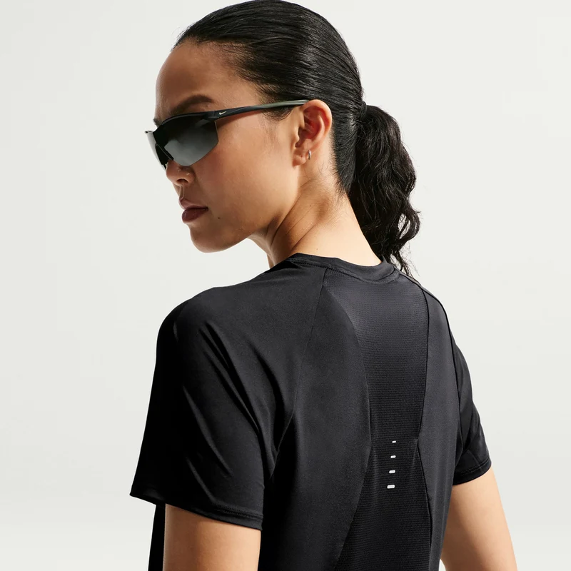 Swift Laufshirt Damen - schwarz, silber