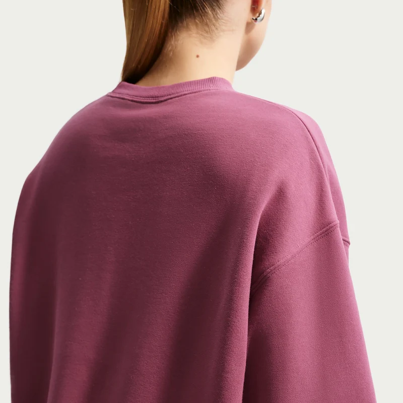 Studio Fleece Sweatshirt Damen - mauve