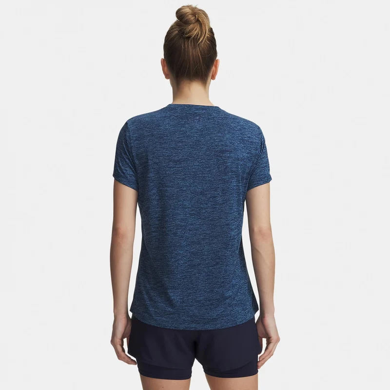 Tech Twist T-Shirt Damen - blau, nachtblau