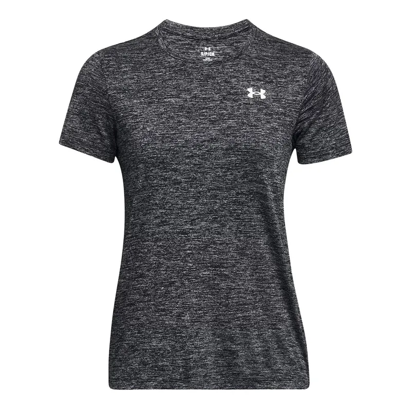Tech Twist T-Shirt Damen-Schwarz