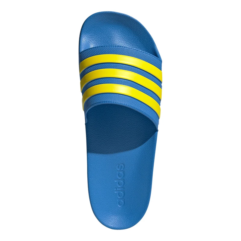 Adilette Shower Badelatschen Unisex - blau, gelb