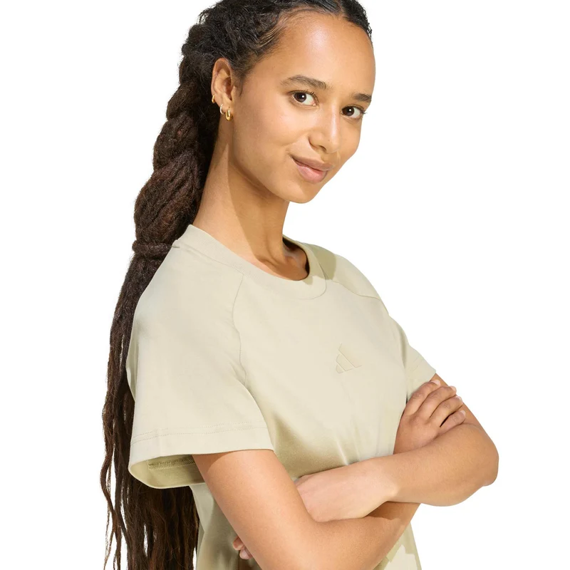 Regular T-Shirt Damen - beige