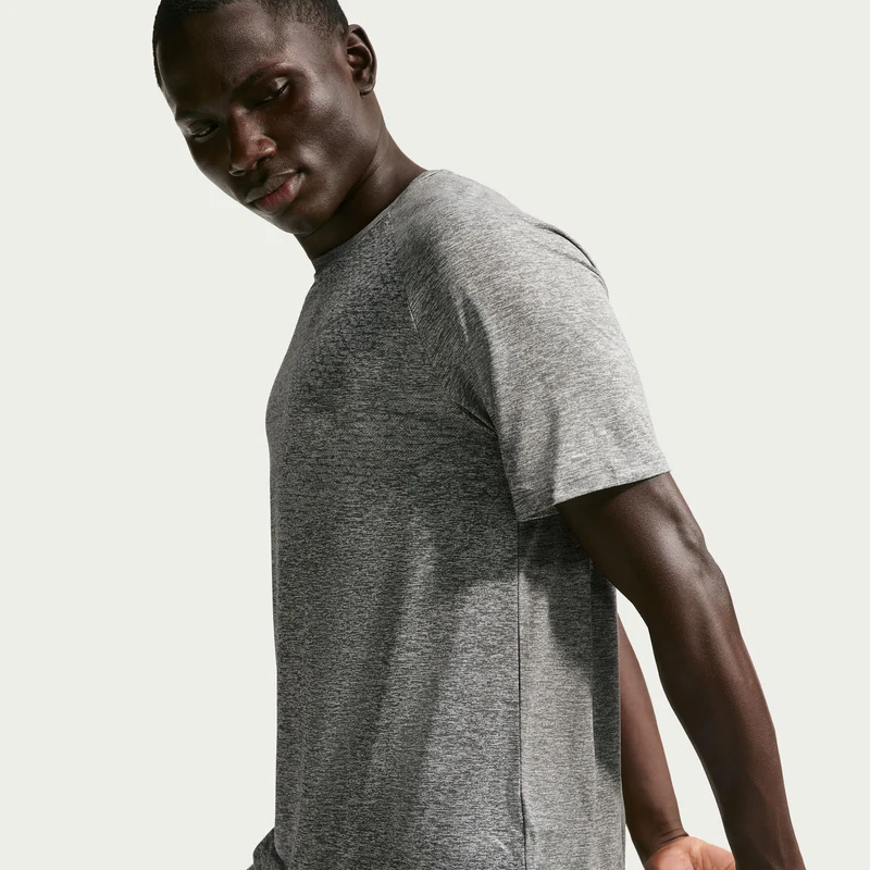 Stride Laufshirt Herren - grau, silber