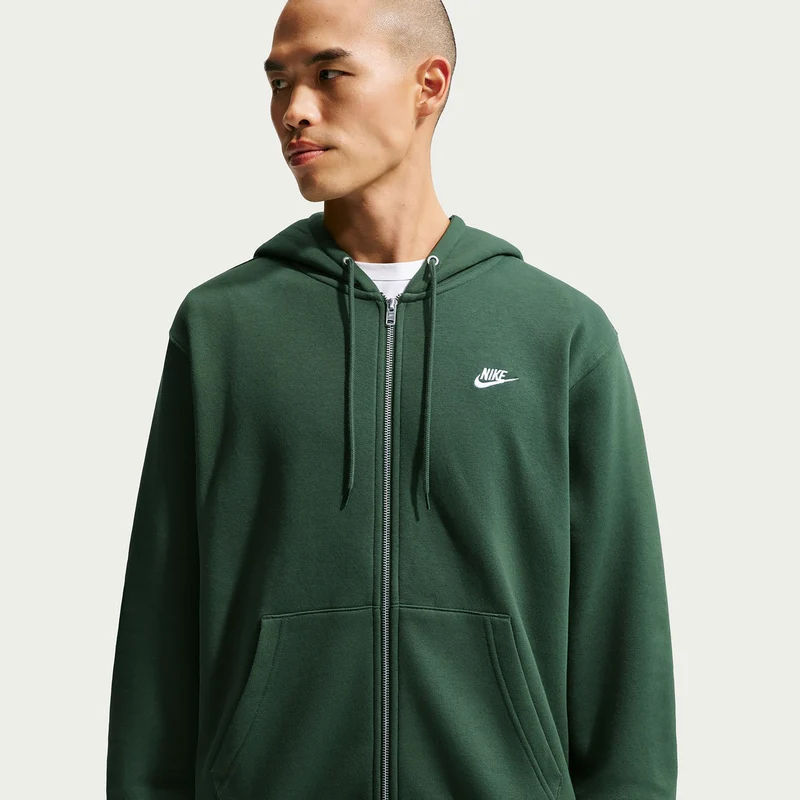 Club Bb Full-Zip Sweatjacke Herren - dunkelgrün