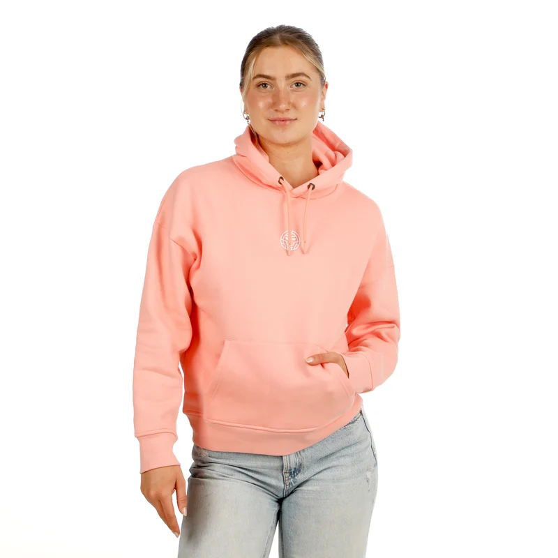 Out of Control Logo Hoody Damen-pink