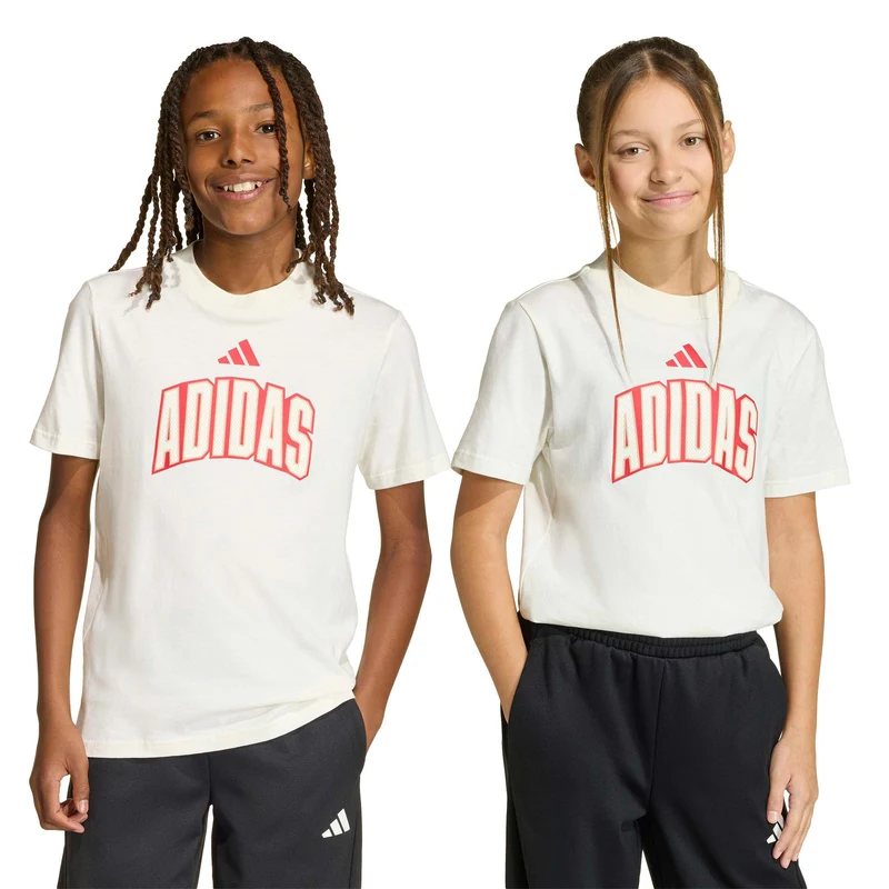 Stadium Lettering T-Shirt Kinder - offwhite, rot