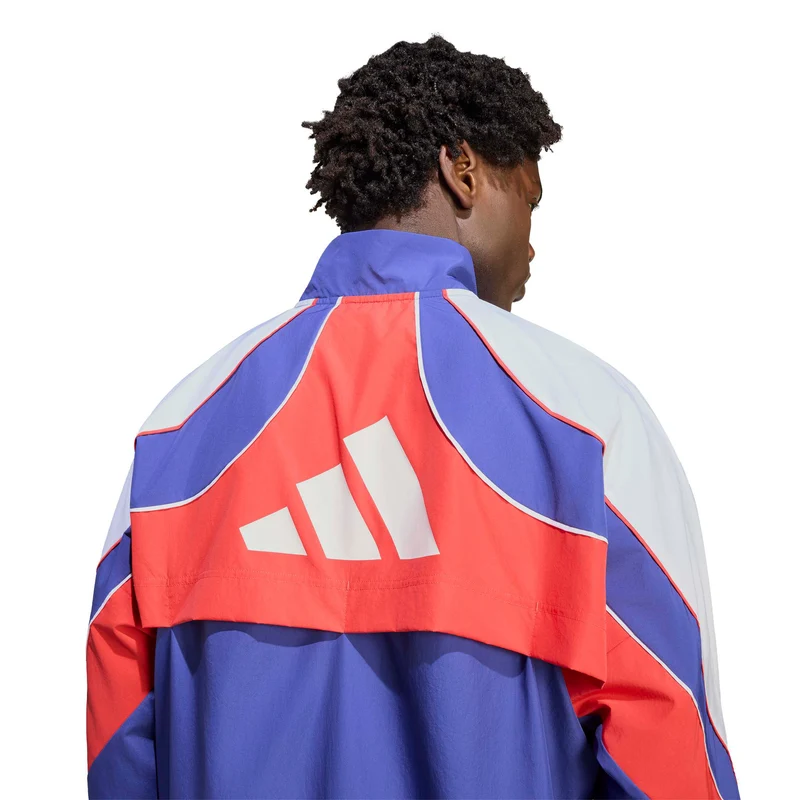 adizero Archive Laufjacke Herren - blau, rot