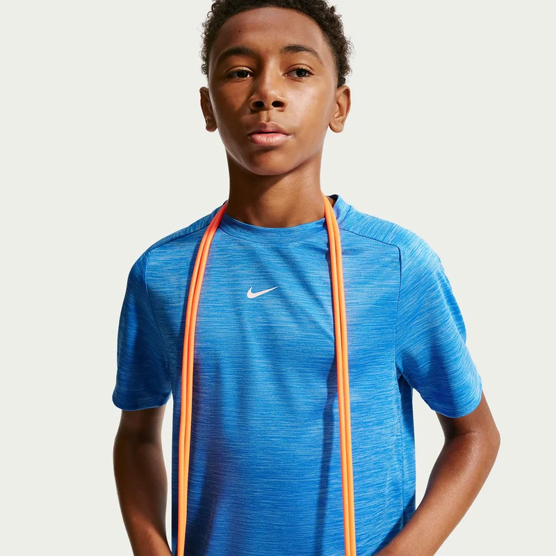 Dri-FIT Multi Heather T-Shirt Kinder - hellblau