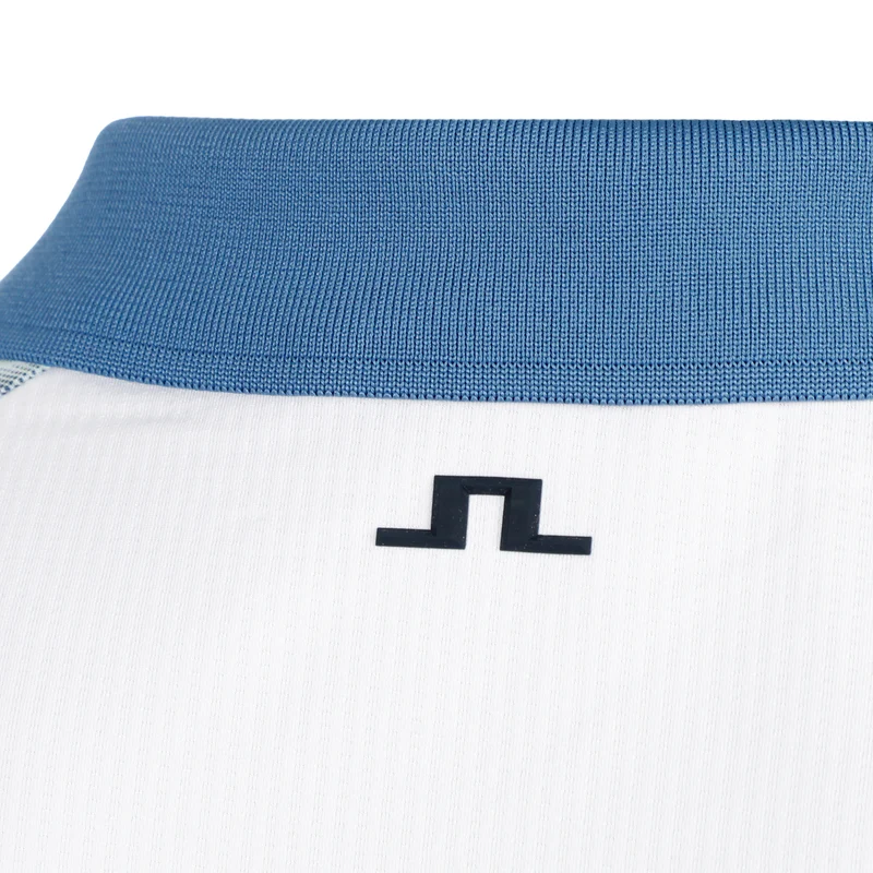 Paul Print Polo Herren-blau