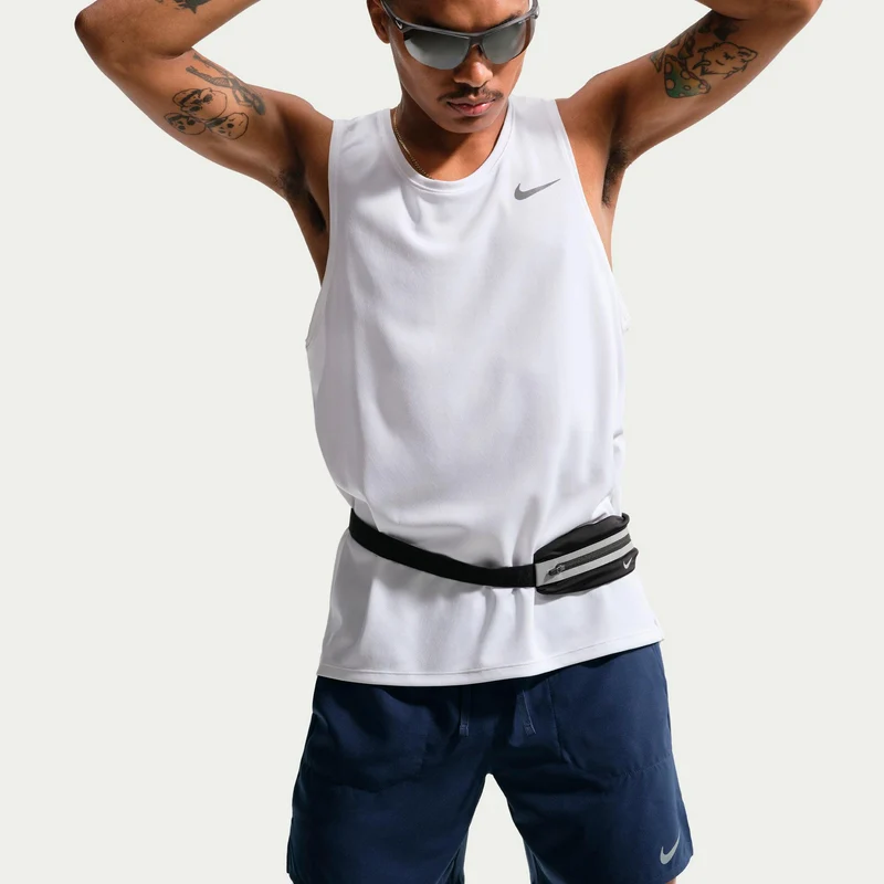 STRIDE 2IN1 7IN Laufshorts Herren - dunkelblau, silber