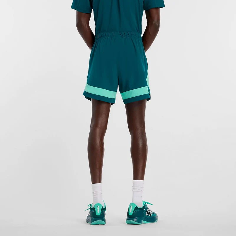 Tournament Novelty Shorts Herren-petrol, weiß
