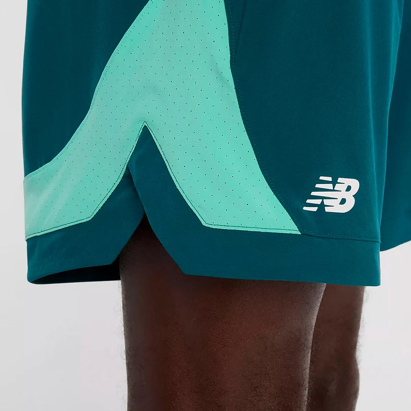 Tournament Novelty Shorts Herren-petrol, weiß