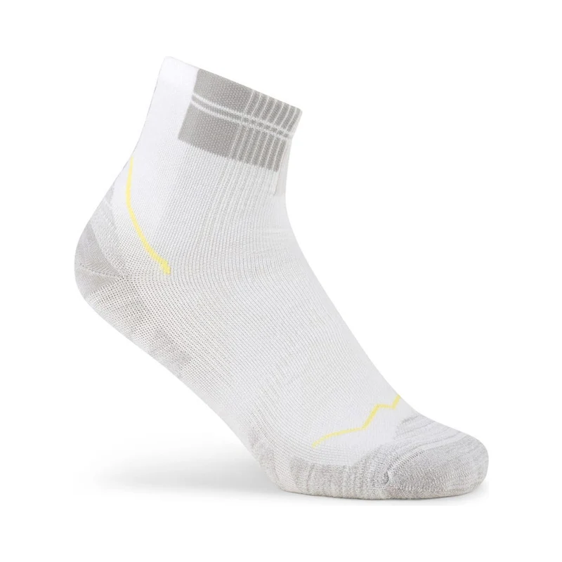 Coolnet Quarter Laufsocken Unisex-weiß