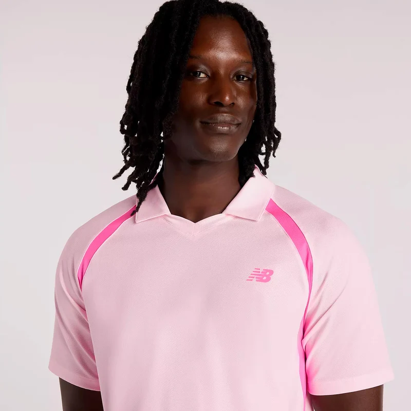 Tournament T-Shirt Herren-rosa, weiß