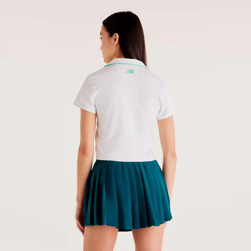 Tournament T-Shirt Damen-weiß, grün