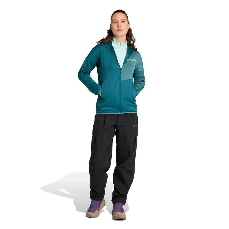 Terrex XPR Light Fleece Laufjacke Damen-Petrol