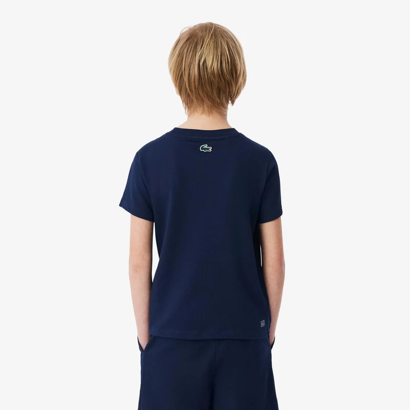 T-Shirt Kinder - dunkelblau, grün