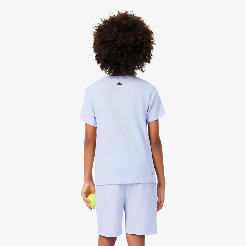 T-Shirt Kinder - hellblau, grün