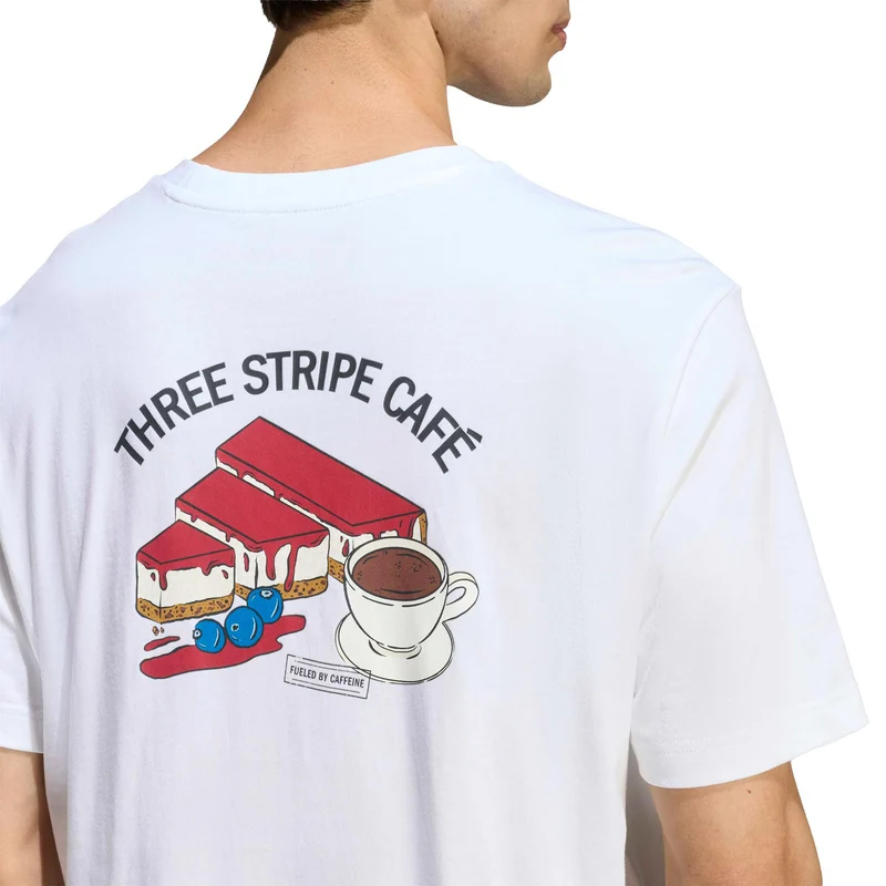 Cheesecake Graphic T-Shirt Herren - weiß, mehrfarbig