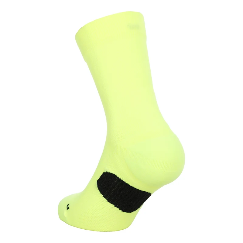 Fast Midweight Crew Laufsocken-Gelb,Schwarz