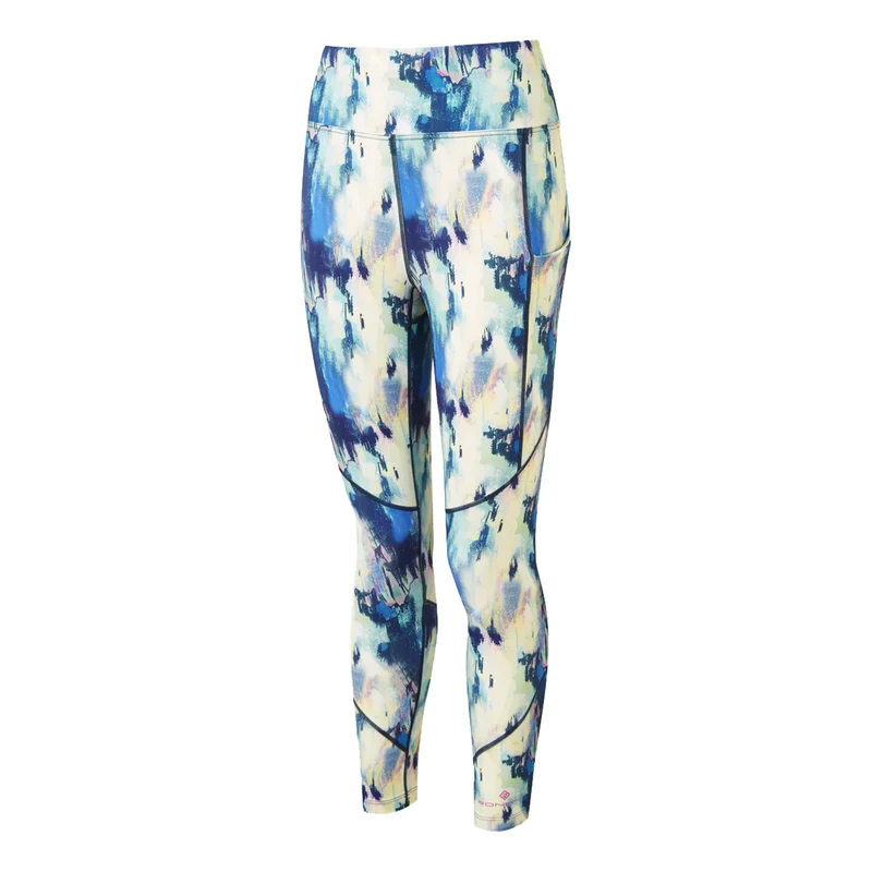 Tech Crop Lauftight Damen-Mehrfarbig