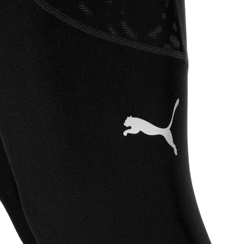 Run All Over Print Brushed Ultraform Highwaist FL Lauftight Damen-Schwarz