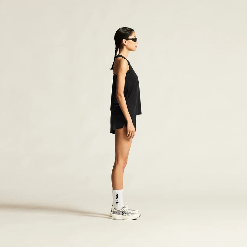 Race Day Laufshirt Damen - schwarz