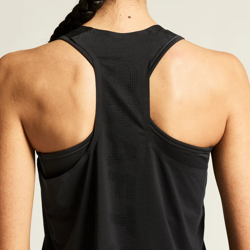 Race Day Laufshirt Damen - schwarz
