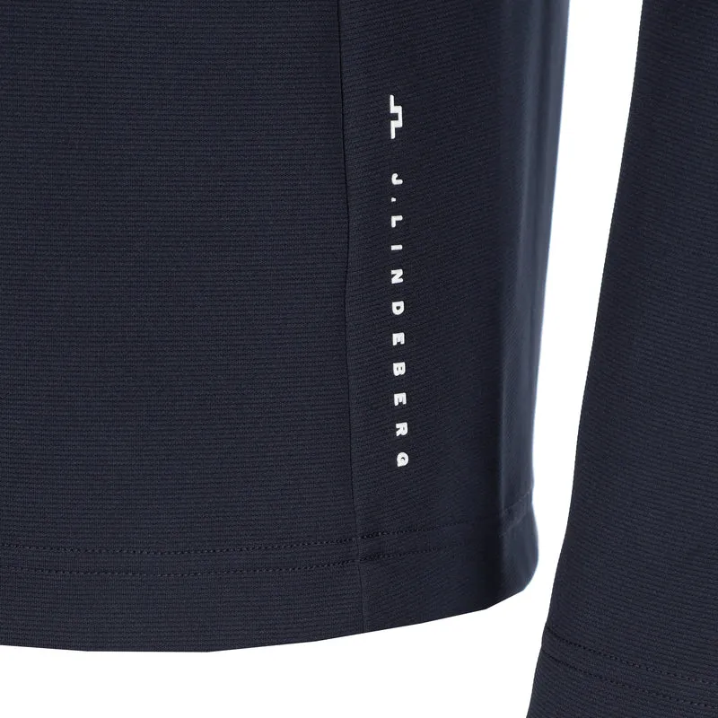 Leon Quarter Zip Longsleeve Herren-dunkelblau