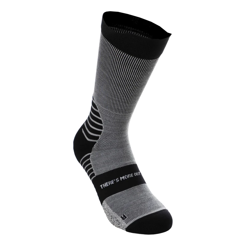 Performance Merino Trail Laufsocken Unisex-schwarz