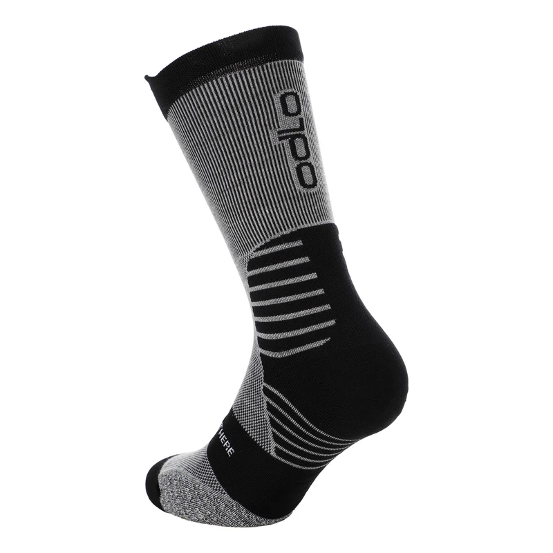 Performance Merino Trail Laufsocken Unisex-schwarz