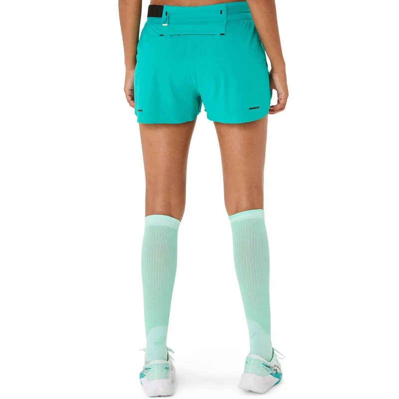 Metarun Split Laufshorts Damen-Türkis