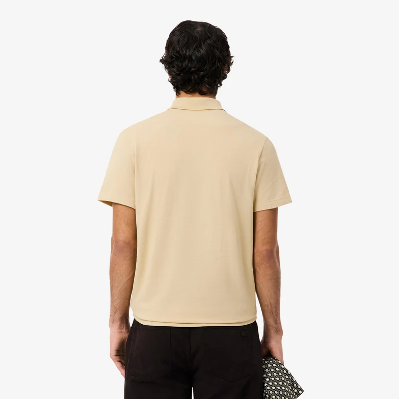 Polo Herren - beige, weiß