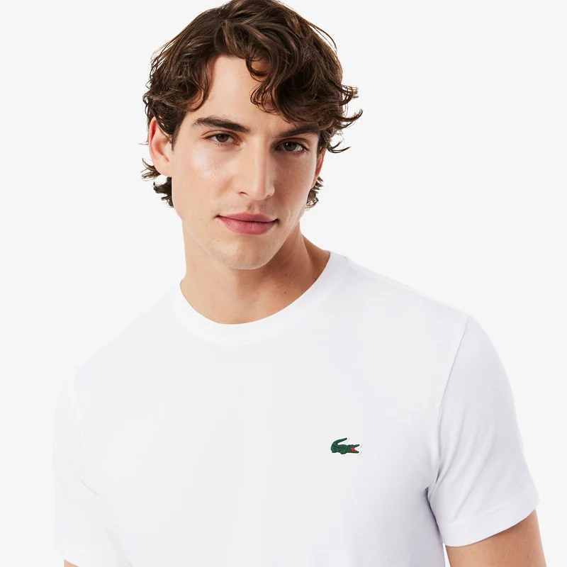T-Shirt Herren - weiß, orange