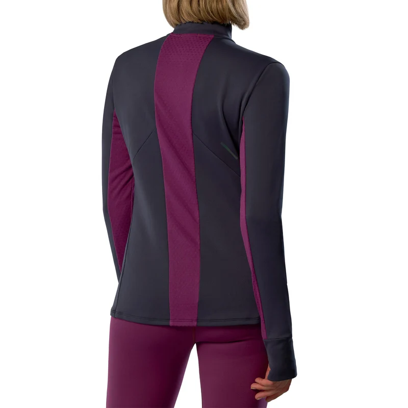 Active Warmalite Half Zip Laufshirt Damen-Blau