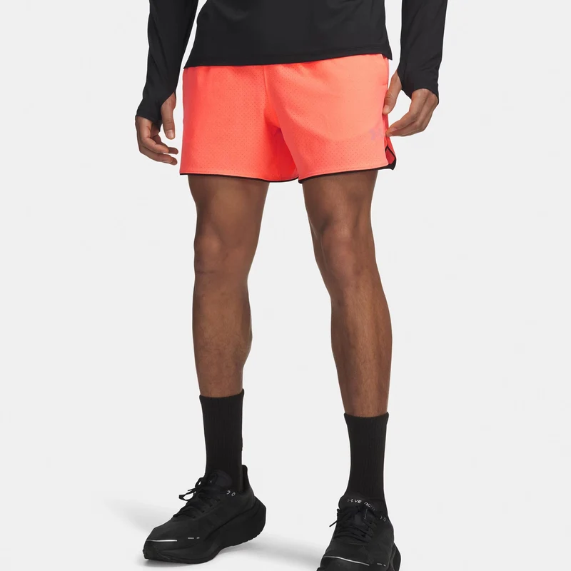 Velociti Pro Vent 5in Laufshorts Herren - orange, silber