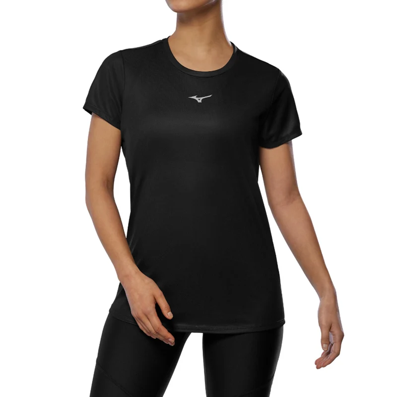 Core Graphic Laufshirt Damen-Schwarz