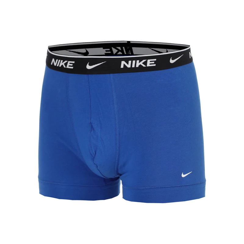 Essential Cotton Stretch Trunk Boxer Short 3er Pack Herren - blau, blau