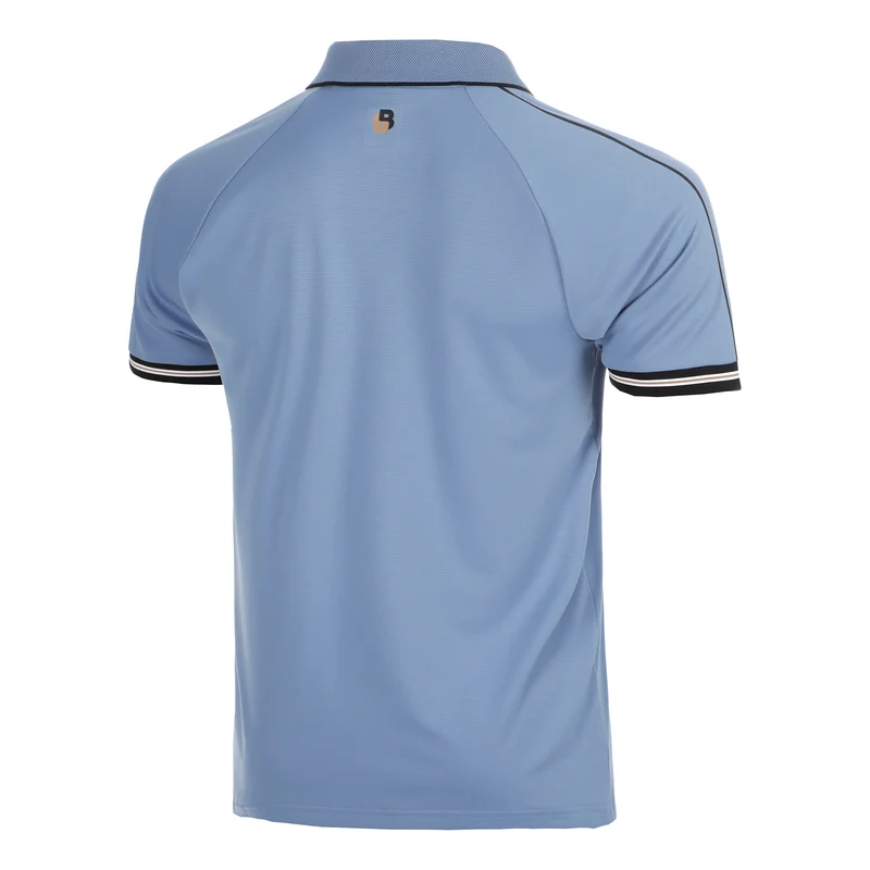 Serve Polo Herren-blaugrau