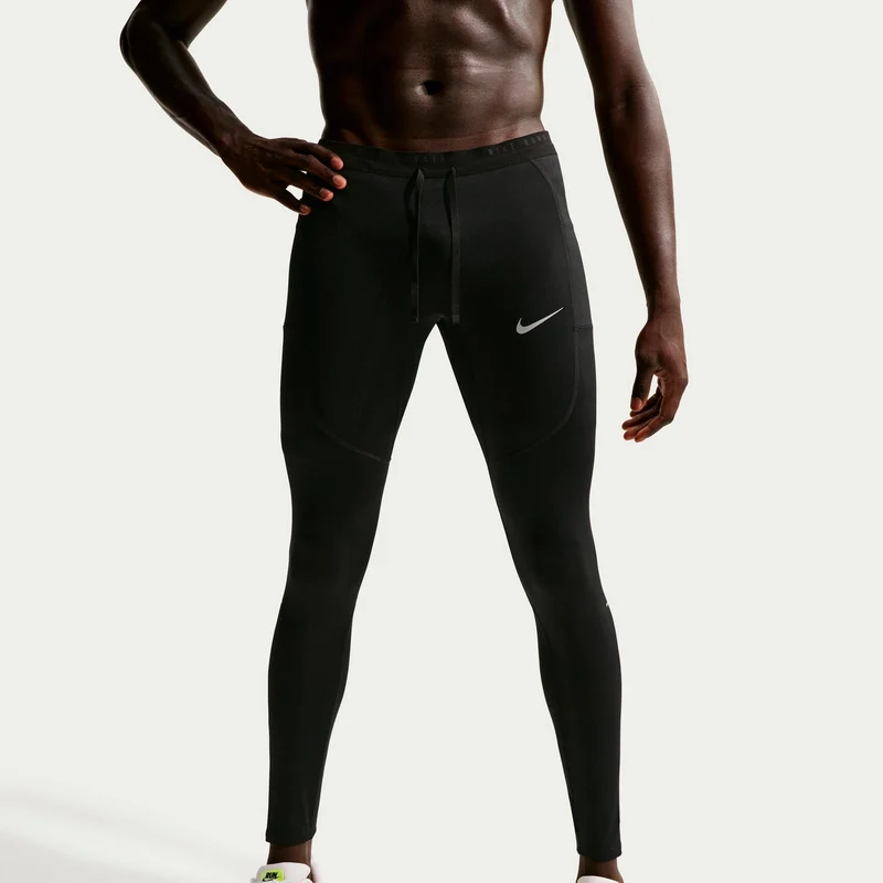 Stride Lauftight Herren - schwarz, silber