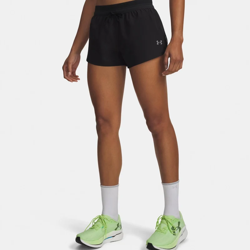 Velociti Pro Vent s Laufshorts Damen-schwarz, silber