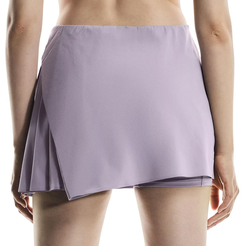 Court Side Pleat Rock Damen-flieder
