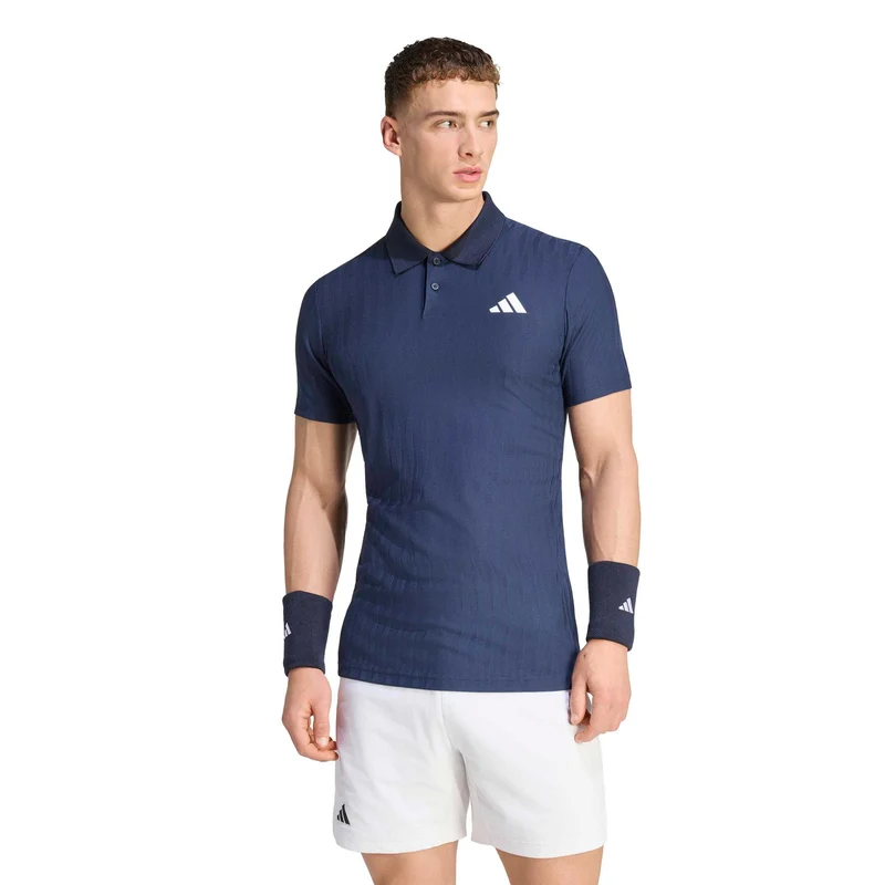 Freelift Polo Herren - dunkelblau, weiß